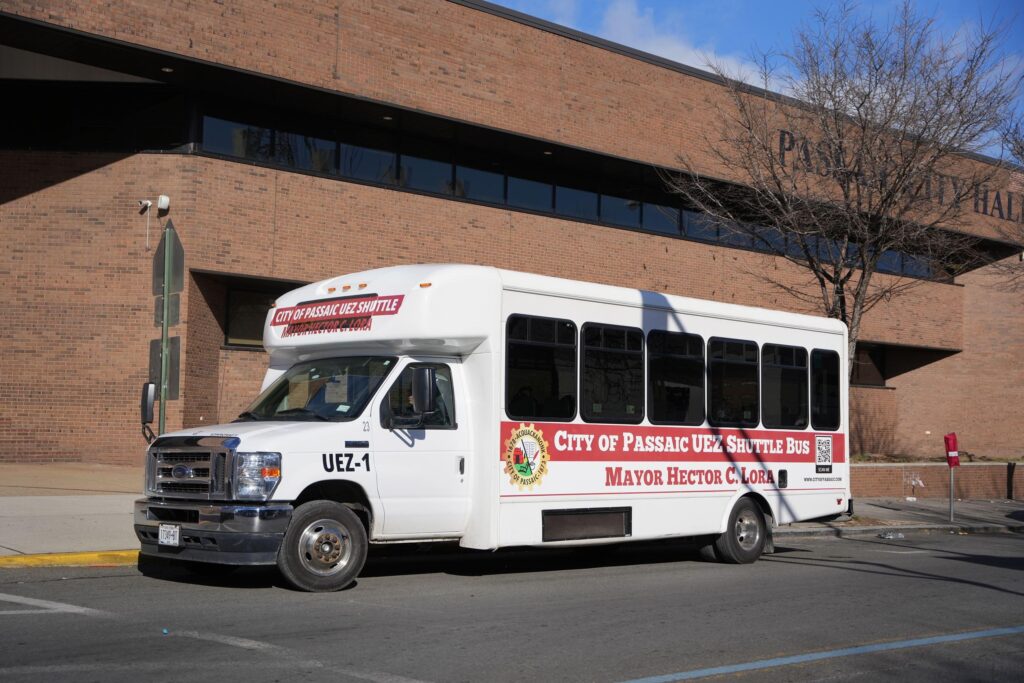 Passaic UEZ Shuttle Bus in Passaic, New Jersey